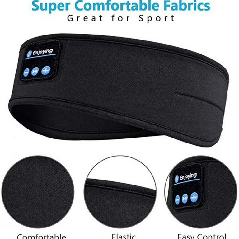 Bluetooth Sleep Headband – Wireless Headphones for Sleeping & Sports